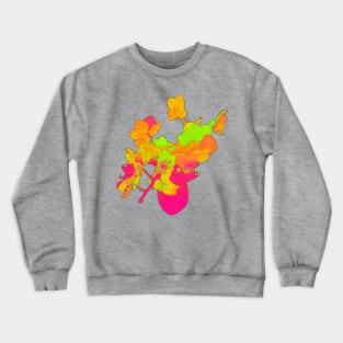 orchid in a vase Crewneck Sweatshirt